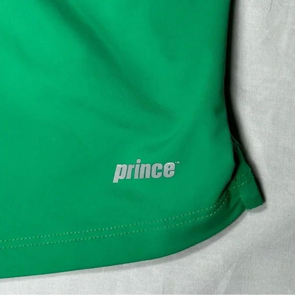 Prince Women's XL V-Neck Sleeveless Tennis‎ Pickleball Tank Top Green White - Picture 2 of 5